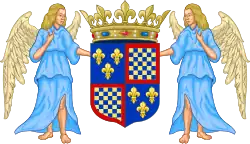 Description de l'image Coat of Arms of Prince François, Count of Dreux.svg.