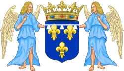 Description de l'image Coat of Arms of Prince Jacques, Duke of Orléans.svg.