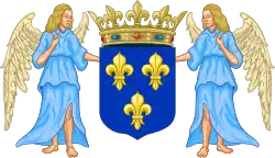 Description de l'image Coat of Arms of Prince Michel, Count of Évreux.svg.