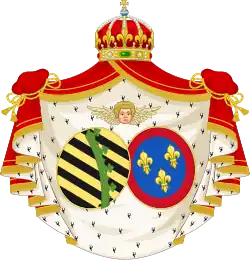Description de l'image Coat of Arms of Princess Marie Louise of Bourbon-Parma.svg.