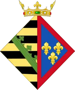 Description de l'image Coat of Arms of Princess Nadezhda of Bulgaria.svg.