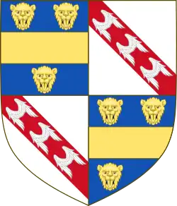 Description de l'image Coat of Arms of William de la Pole, 1st Duke of Suffolk.svg.
