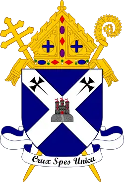 Les armoiries de l'archidiocèse de Saint Andrews et Édimbourg