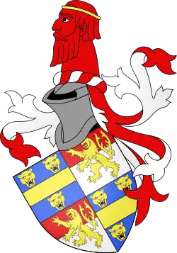 Description de l'image Coat of arms of John de la Pole Duke of Suffolk.svg.