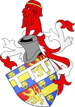 Description de l'image Coat of arms of John de la Pole Earl of Lincoln.svg.