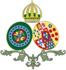 Description de l'image Coat of arms of Princess Maria de la Esperanza of Bourbon-Two Sicilies.svg.