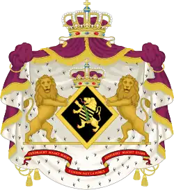 Description de l'image Coat of arms of a Princess of Belgium.svg.