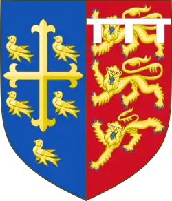 Description de l'image Coats of arms of Thomas de Mowbray, 1st Duke of Norfolk.svg.