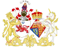 Description de l'image Combined Coat of Arms of Princess Alexandra and Sir Angus Ogilvy.svg.