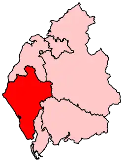 Carte de la circonscription