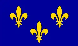 Description de l'image Flag of Île-de-France.svg.