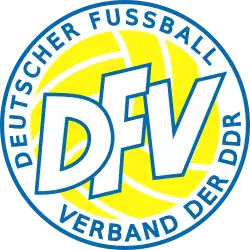 Description de l'image Deutscher_Fußballverband_der_DDR_DFV_Logo.svg.