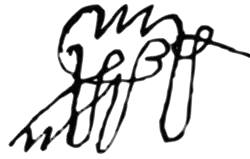 signature de Héraclius Ier (roi de Kakhétie)