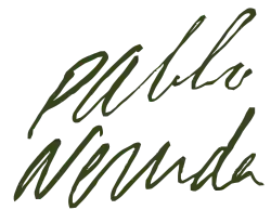 Signature de Pablo Neruda