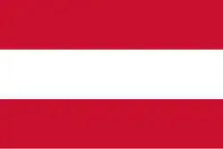 Description de l'image Flag of Austria.svg.