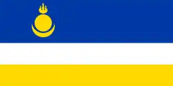Drapeau de la Bouriatie