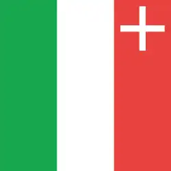 Les couleurs cantonales sont vert, blanc et rougeUsage des drapeaux, étendards et fanions (Règlement sur les drapeaux) - Règlement 51.340 f, Armée suisse, p.75, consulté le 21 juillet 2017