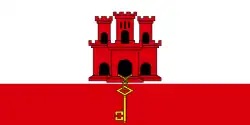 Drapeau de Gibraltar