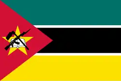 Drapeau du Mozambique.