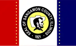 Drapeau de Comté de Sangamon(Sangamon County)