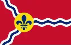 Drapeau de Saint-Louis.