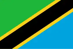 Drapeau de la Tanzanie