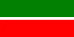 Drapeau du Tatarstan.