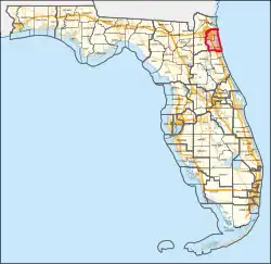 Description de l'image Florida's 5th congressional district (since 2023).svg.
