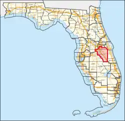 Description de l'image Florida's 9th congressional district (since 2023).svg.