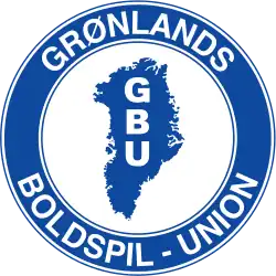 alt=Écusson de l' Équipe du Groenland de futsal