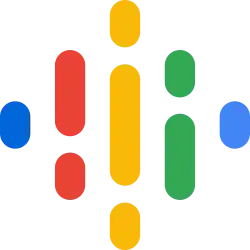 Logo de Google Podcasts aux couleurs de Google.
