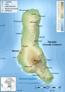 Description de l'image Grande Comore topographic map-fr.svg.