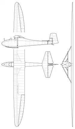 Description de l'image Grunau Baby IIb.svg.