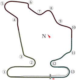 Tracé de la course
