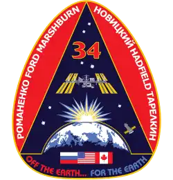 Description de l'image ISS Expedition 34 Patch.svg.