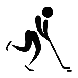 Description de l'image Ice hockey pictogram.svg.