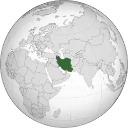Description de l'image Iran (orthographic projection).svg.
