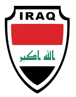 alt=Écusson de l' Équipe d’Irak olympique