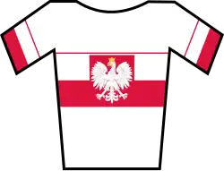 Description de l'image Jersey of Poland.svg.
