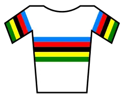 Maillot de champion du monde de cyclisme, le maillot arc-en-ciel
