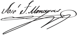 signature de José Tadeo Monagas