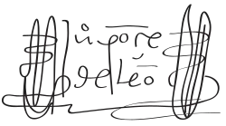 signature de Juan Ponce de León