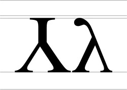 Image illustrative de l’article Lambda latin