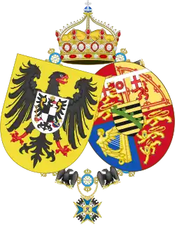 Description de l'image Lesser Coat of Arms of Empress Victoria.svg.