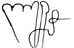 signature de Léon II de Mingrélie