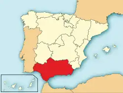 Description de l'image Localización de Andalucía.svg.