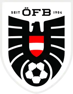 alt=Écusson de l' Équipe d'Autriche