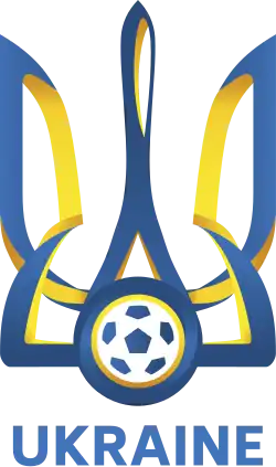 alt=Écusson de l' Équipe d'Ukraine de futsal