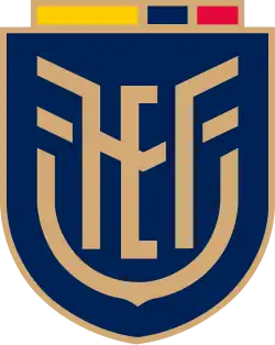 alt=Écusson de l' Équipe d'Équateur