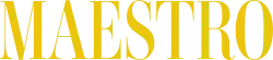Description de l'image Maestro (2023 film) wordmark.svg.